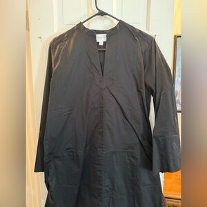 Black Tuckernuck Long Sleeve poplin dress M